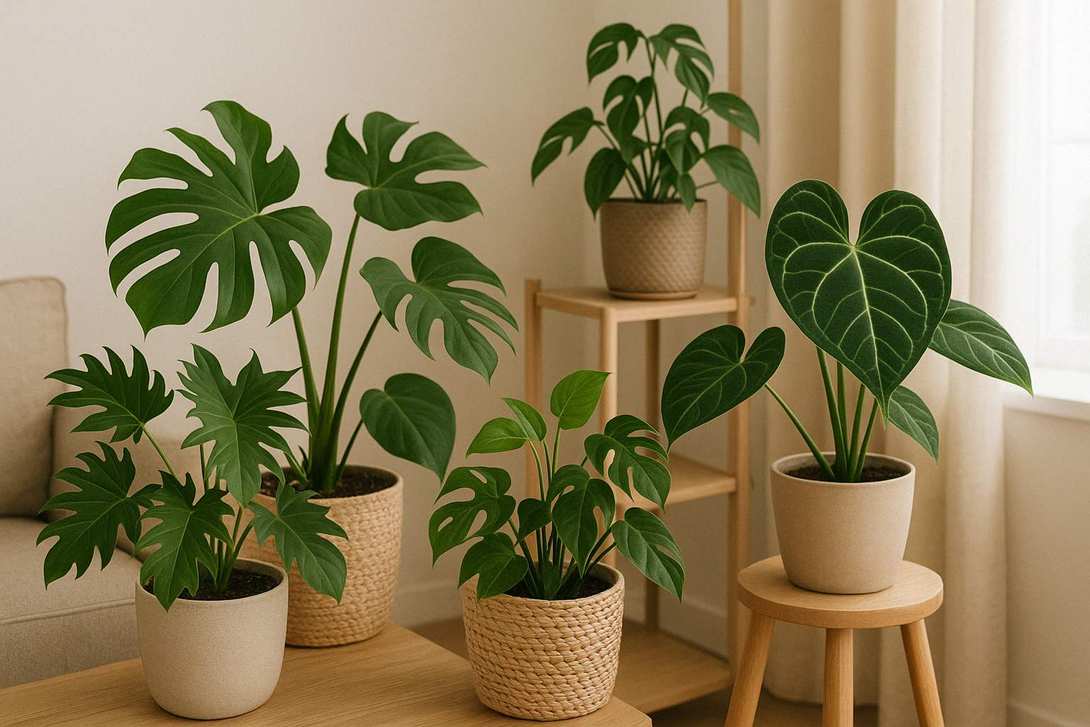 Monstera-ähnliche Pflanzen: Exotische Schönheiten für dein Zuhause