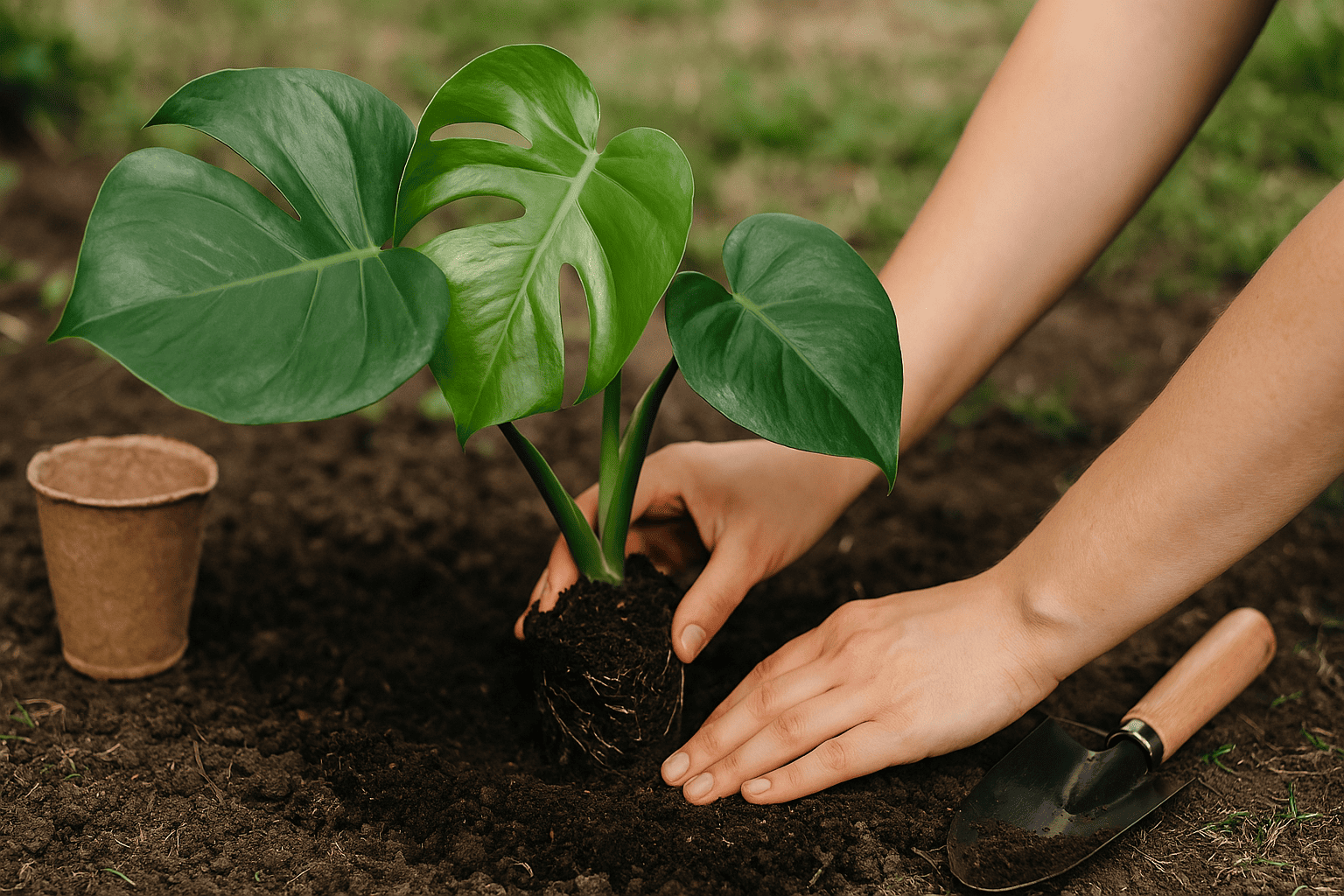 Monstera einpflanzen: So gelingt's fr deine Zimmerpflanze  Florage.de
