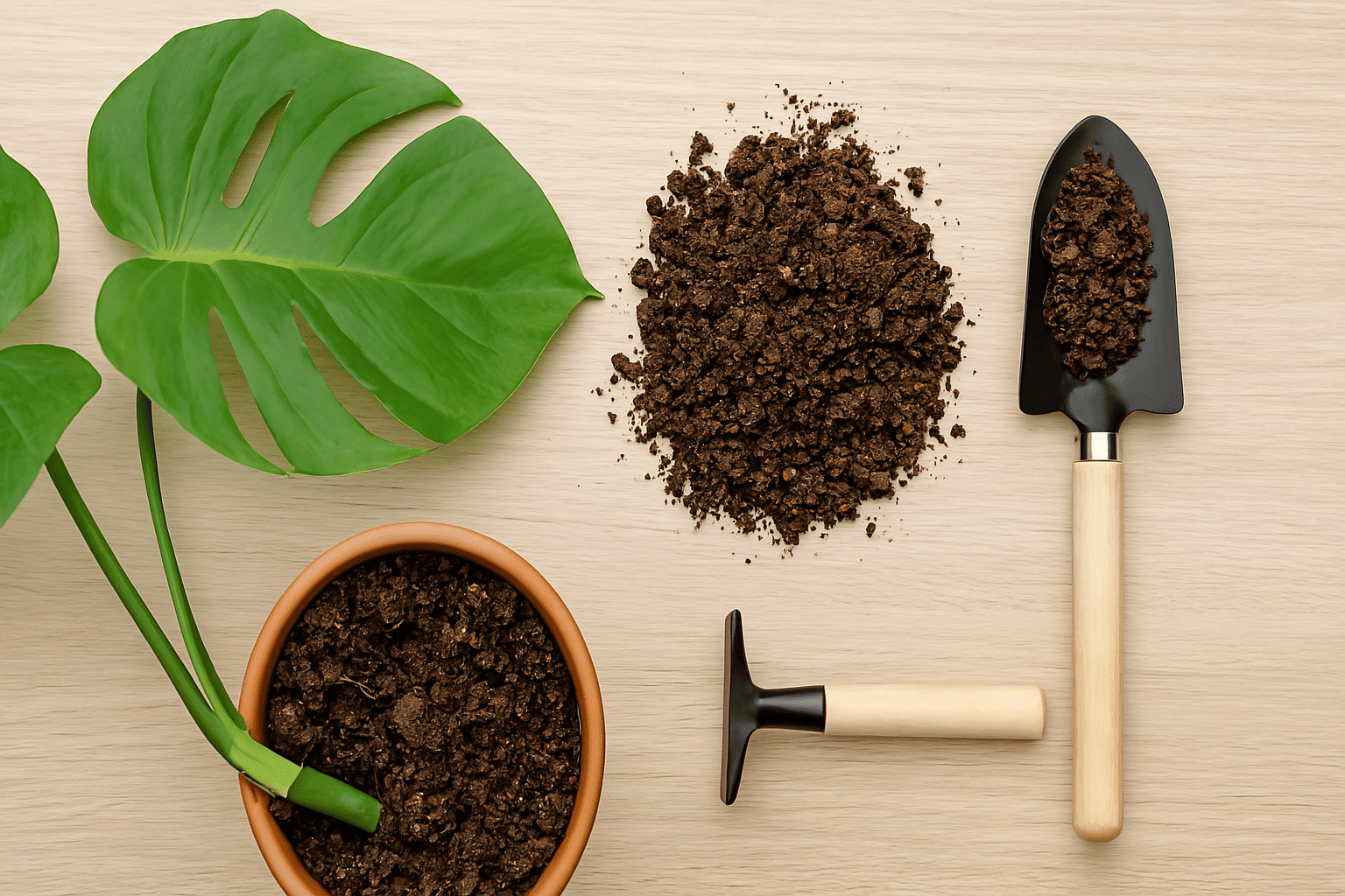 Monstera Erde: Die perfekte Mischung für gesundes Wachstum
