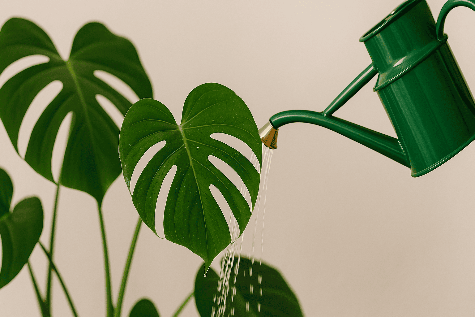 Monstera richtig gießen: Dein Leitfaden für gesunde Pflanzen