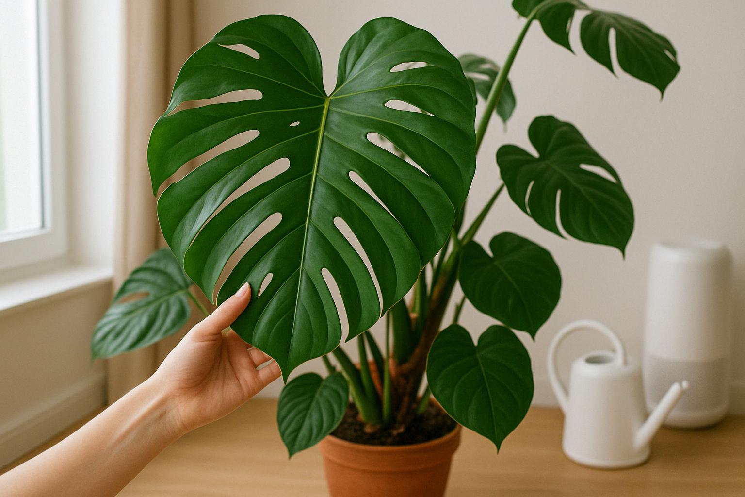 Monstera mit größeren Blättern: So klappt’s bei deiner Pflanze