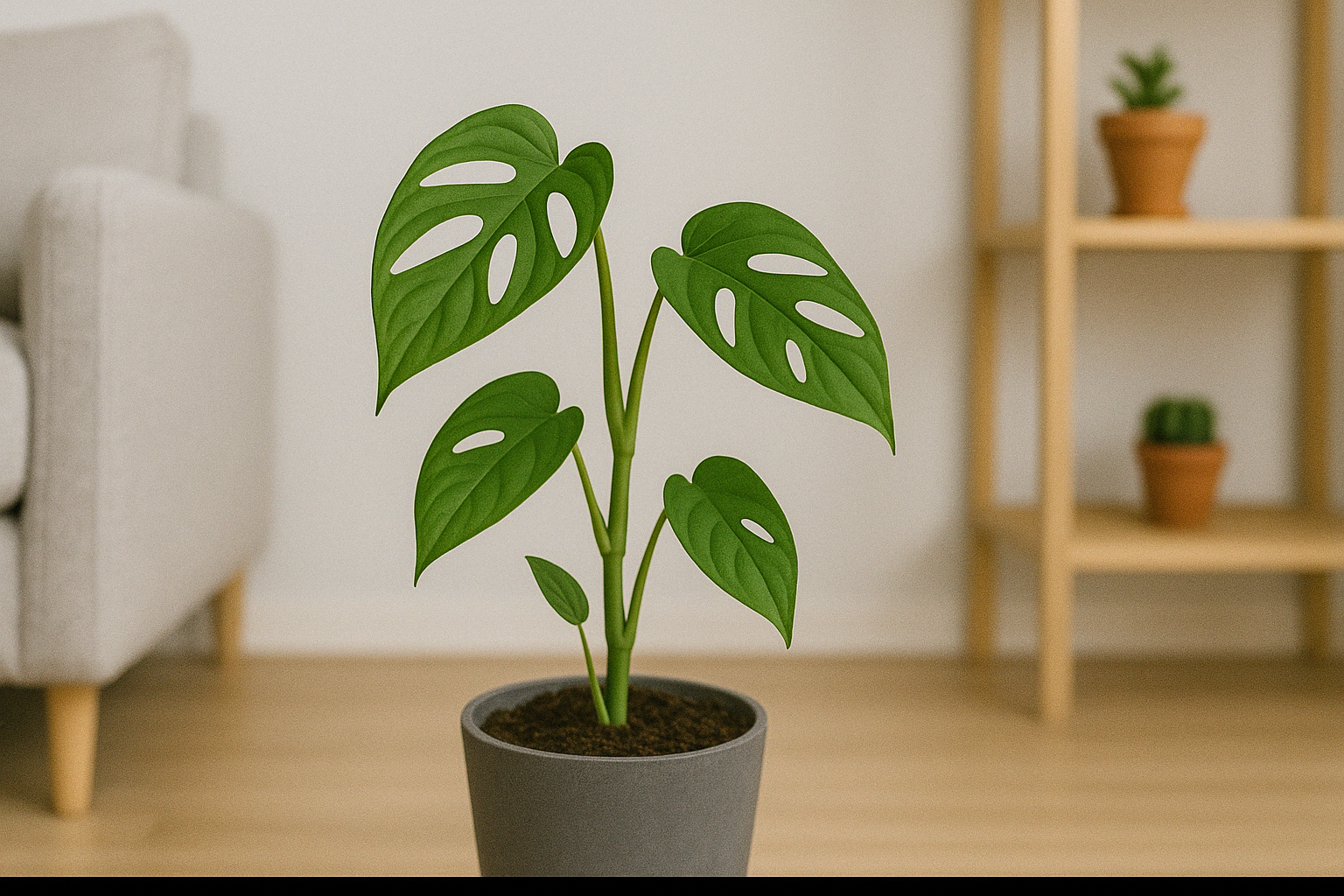 Warum bleibt deine Monstera bei kleinen Blättern stehen?