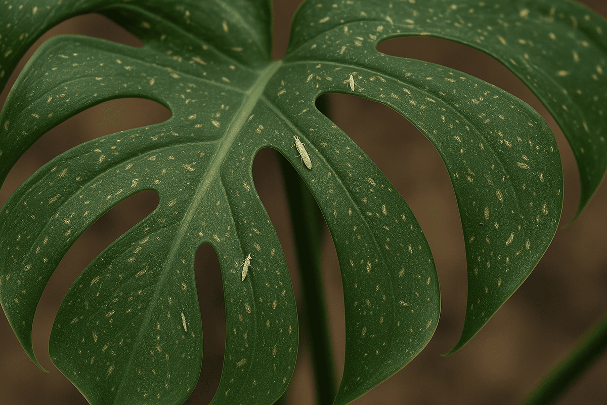 Thripse bei Monstera erkennen & bekmpfen - Florage  Florage.de
