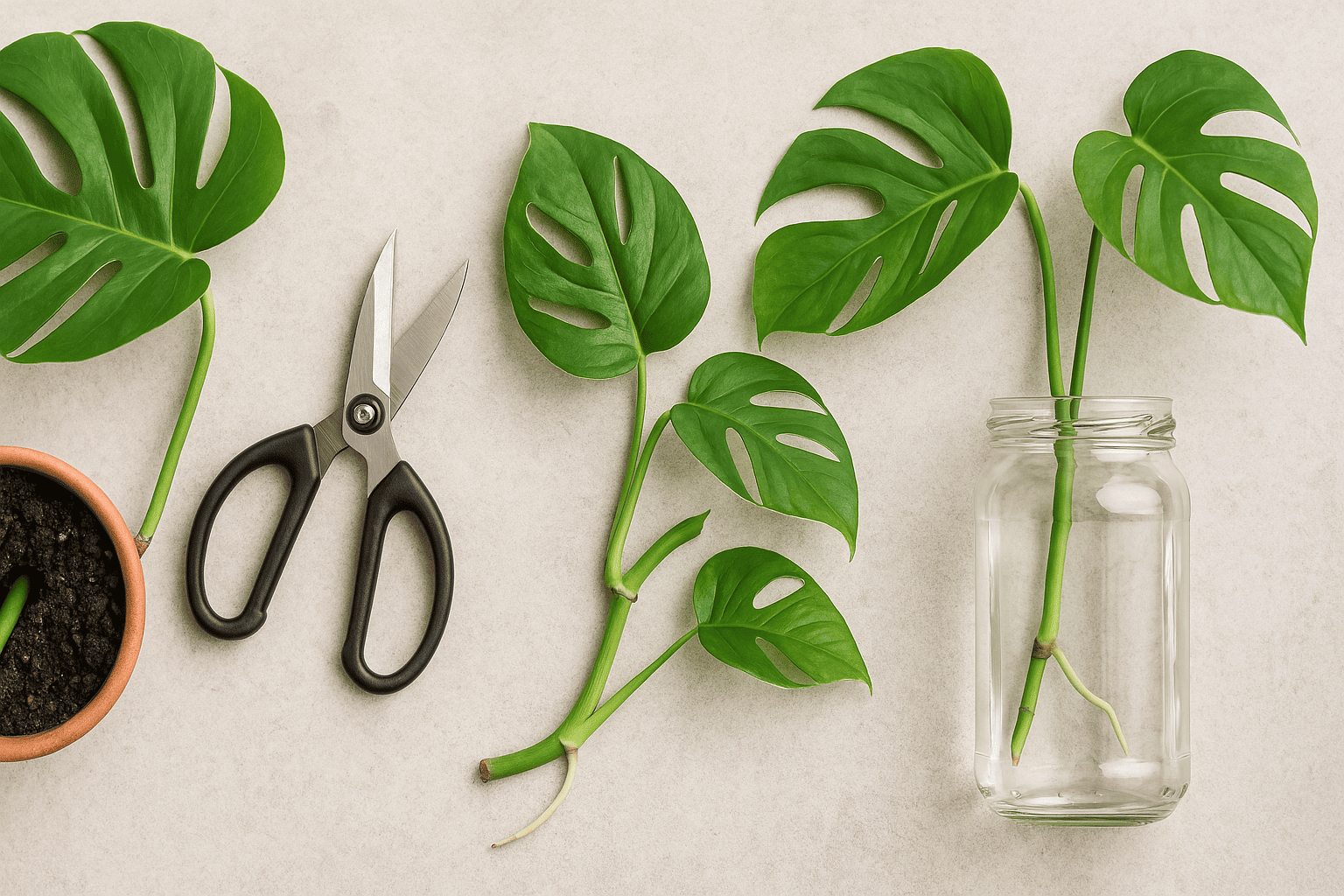 Monstera vermehren: Einfache Methoden für mehr Grün in deinem Zuhause