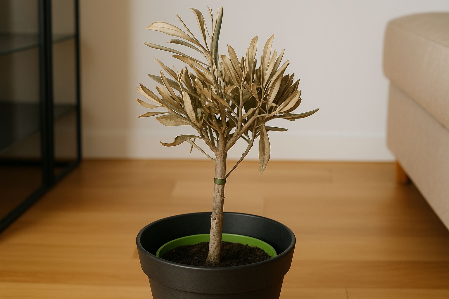 Braune Blätter am Olivenbaum: Ursachen und Abhilfe