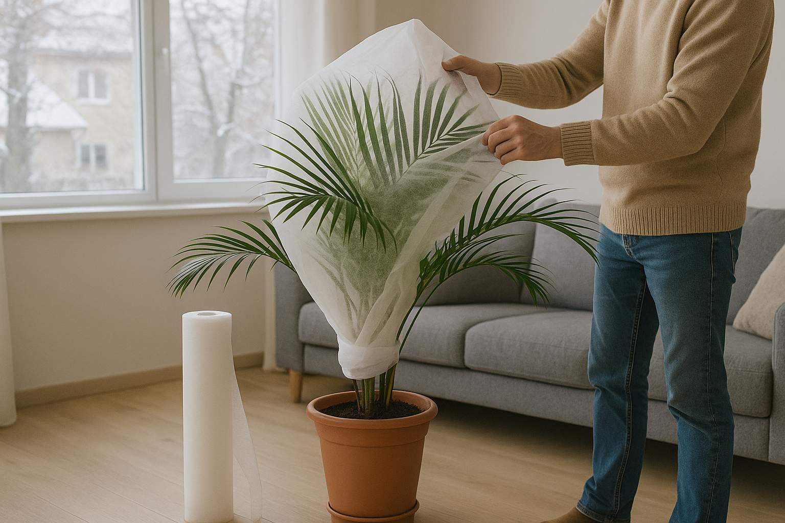 Palmen erfolgreich berwintern: Tipps fr den Winter  Florage.de