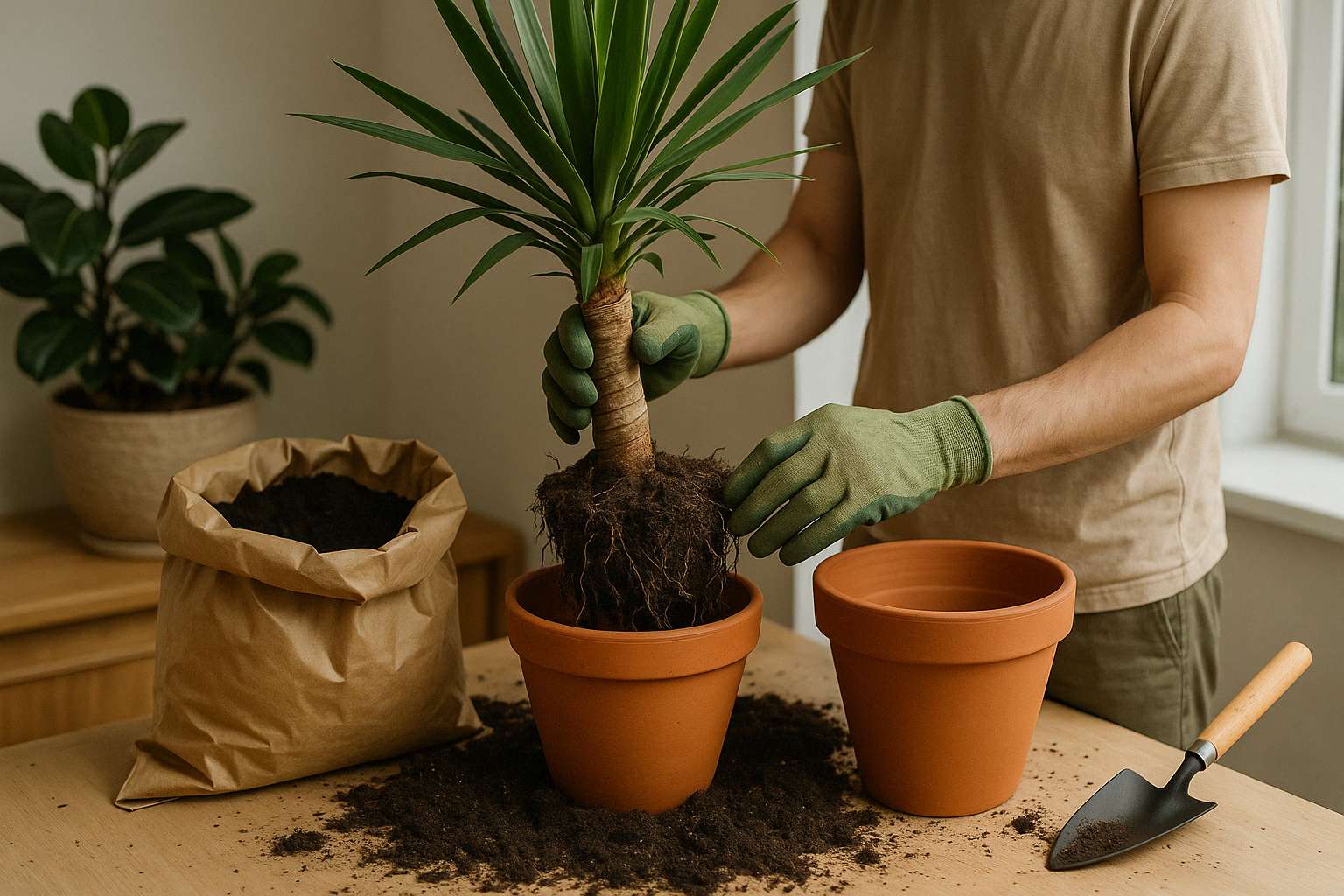 Yucca-Palme umtopfen: So gelingt's einfach und sicher  Florage.de