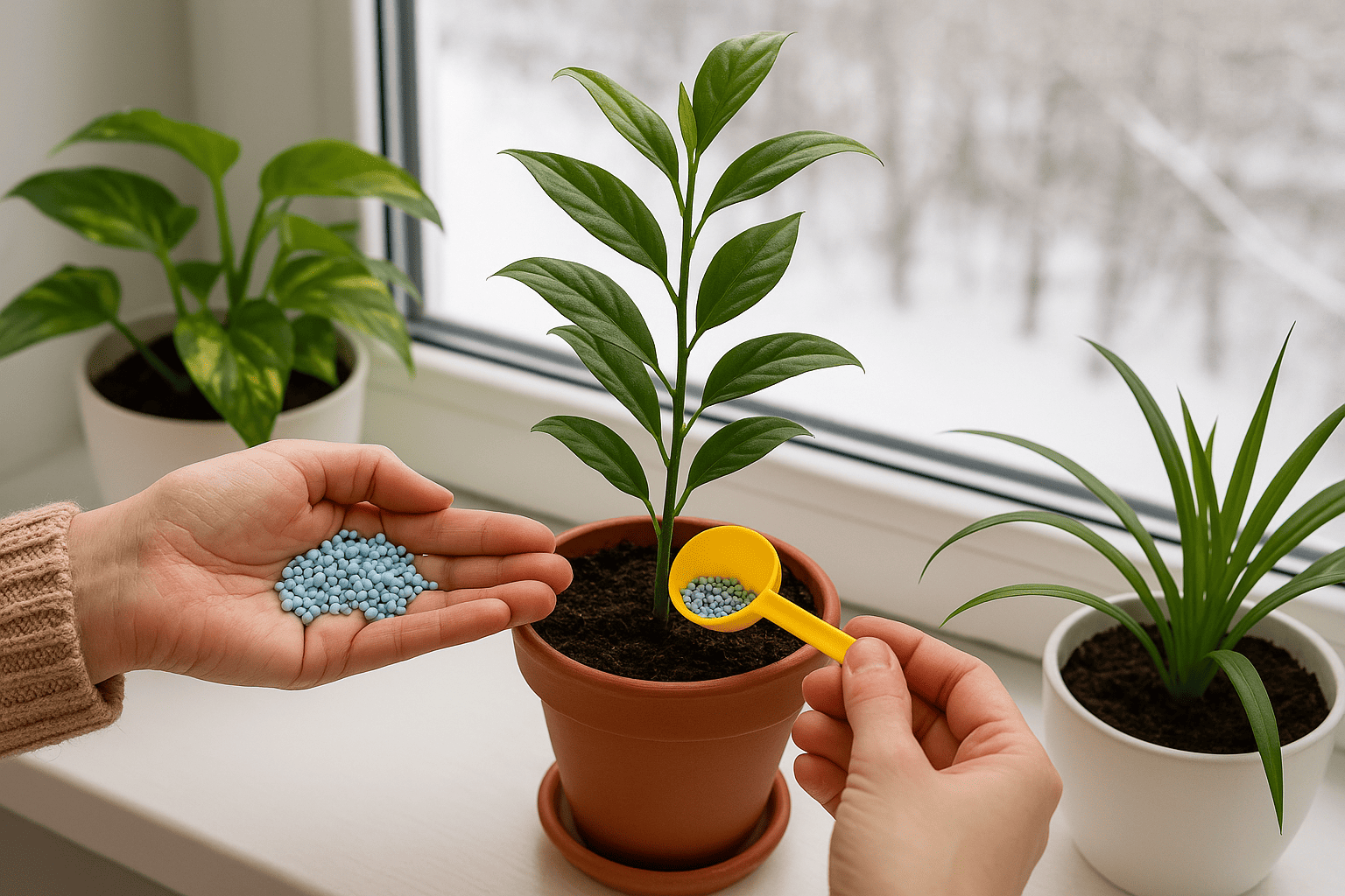 Zimmerpflanzen düngen im Winter: Alles, was du wissen musst