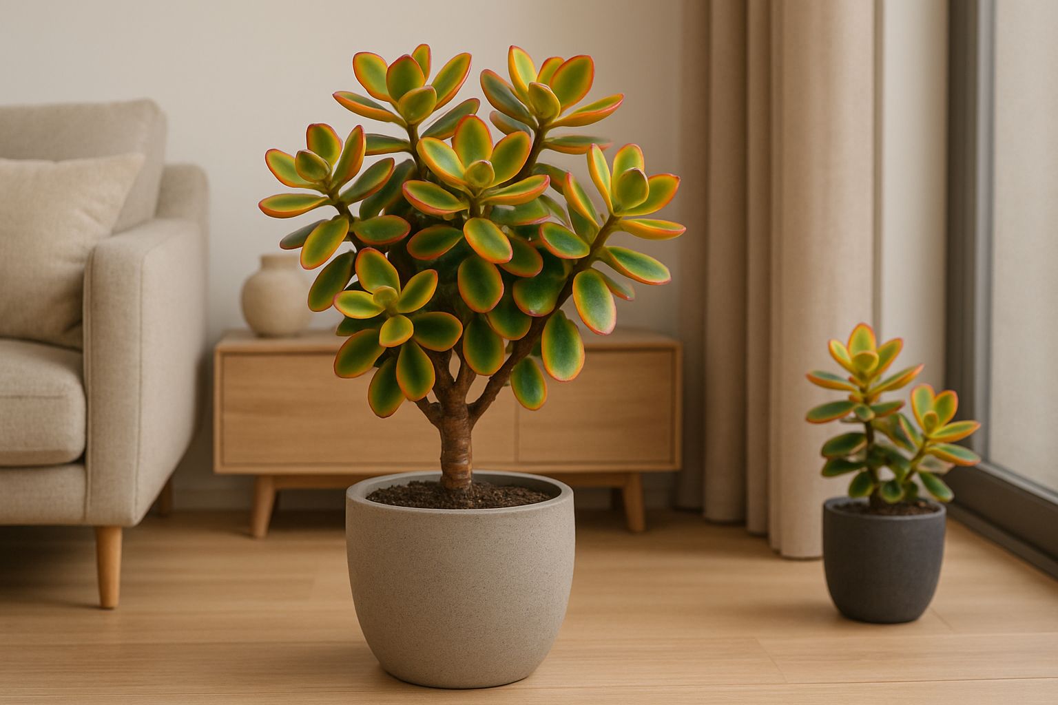 Crassula Ovata Sunset