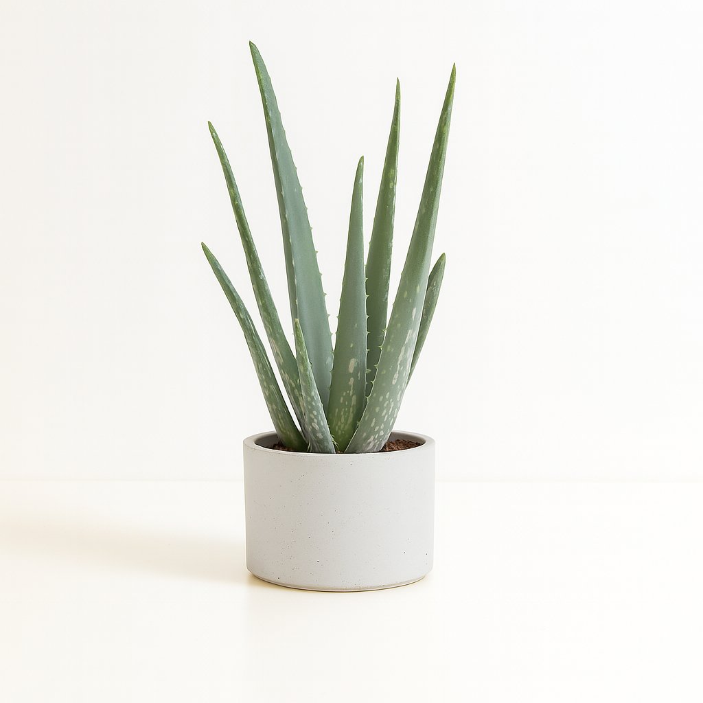 Aloe Vera - 35cm im Ø10cm Topf in einem modernen Studio