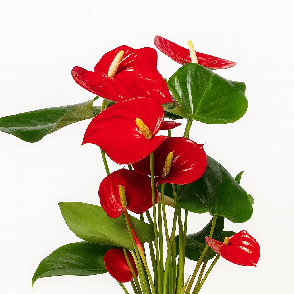 Anthurium Red 40cm im 17cm Topf Nahaufnahme