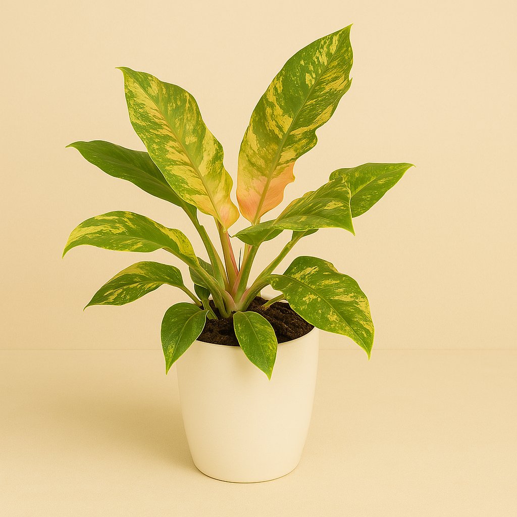 Philodendron Narrow Ring Of Fire - 48cm