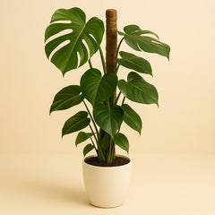 Monstera am Moosstab