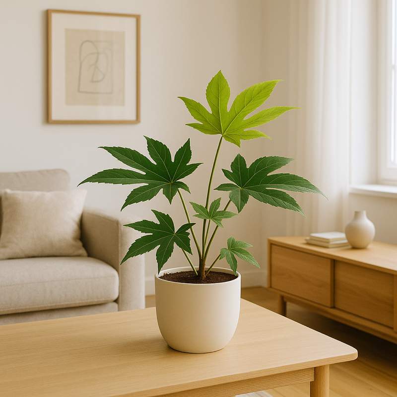 Fatsia Japonica Spider Web - 50cm