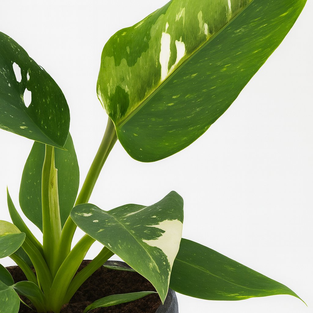 Philodendron White Princess 25cm Nahaufnahme