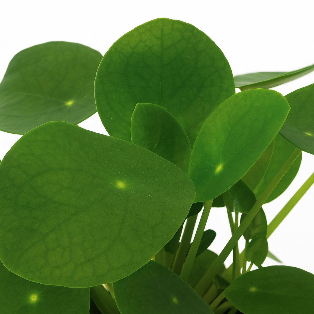 Pilea Peperomioides 15cm im 11cm Topf Nahaufnahme