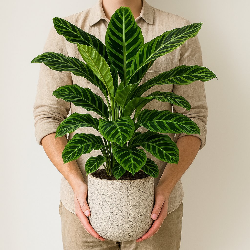 Calathea Zebrina | Tolle Blattmuster & Faszinierend  Florage.de