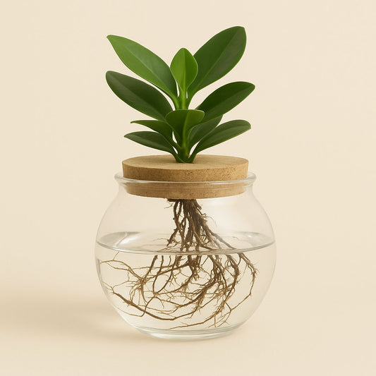 Clusia In Bowlglas - 30cm