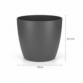 Elho Brussels Anthrazit – Ø25cm