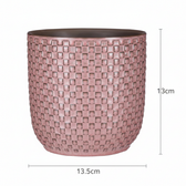 Topf Relief Rosa – Ø13,5cm