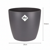 Elho Brussels Anthrazit – Ø20cm