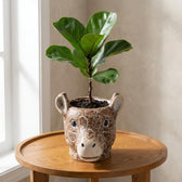 Übertopf Giraffe Braun – Ø14cm