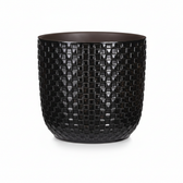 Topf Relief Schwarz – Ø13,5cm