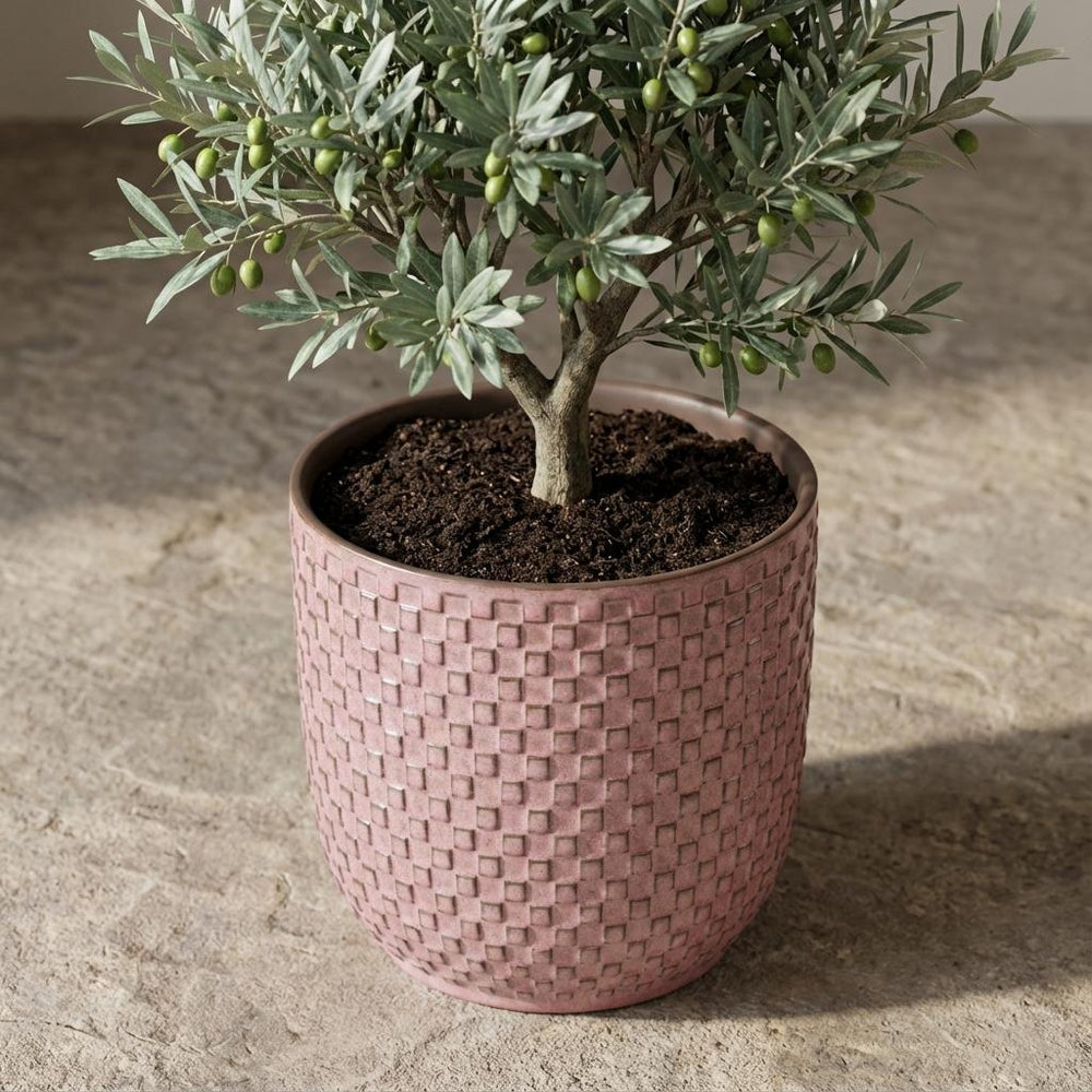 Topf Relief Rosa – Ø13,5cm