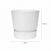 Elho Greenville Weiß – Ø20cm