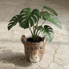 Übertopf Giraffe Braun – Ø14cm