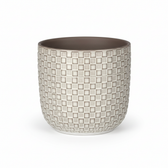Topf Relief Weiß – Ø13,5cm