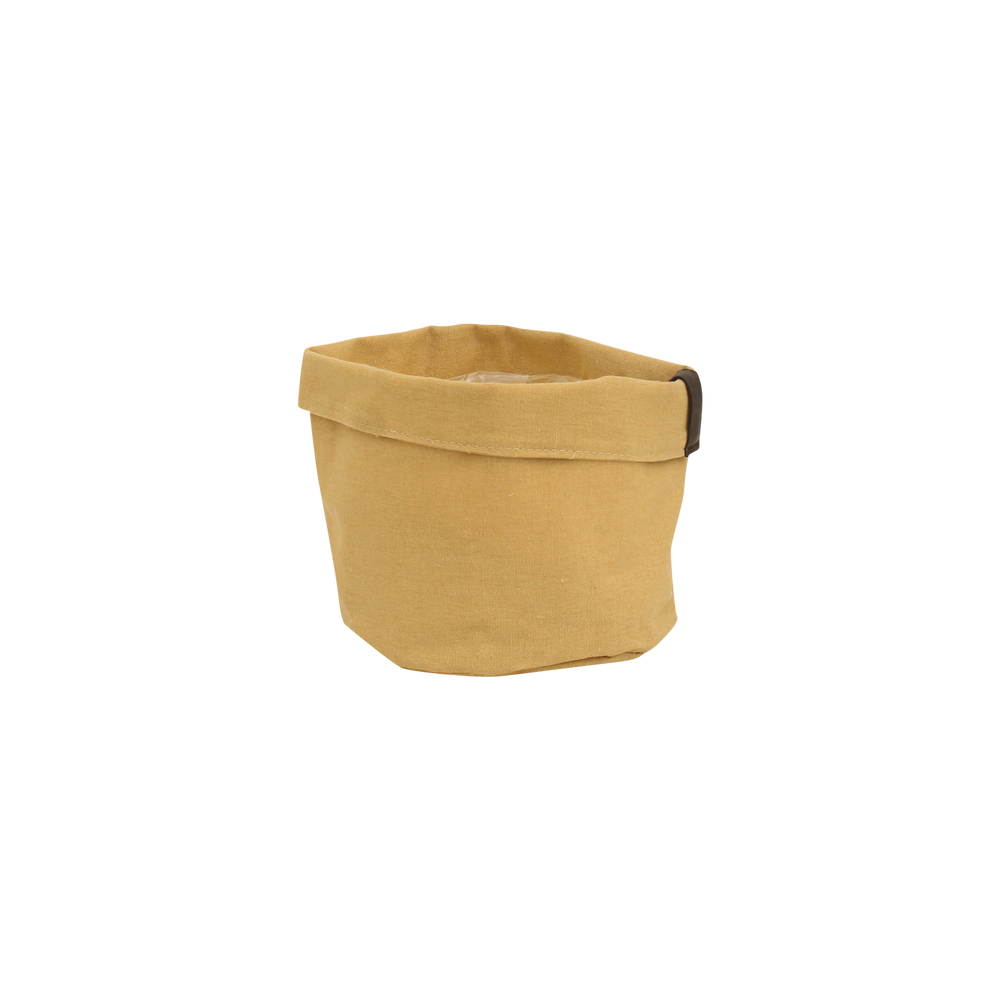 Pflanztasche Ocker – Ø12cm