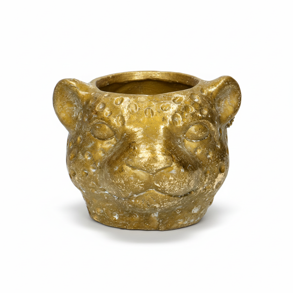 Übertopf Leopard Gold – Ø12cm