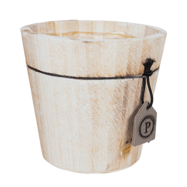 Holz-Ziertopf