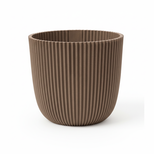 Nature Groove Warm Taupe – Ø25cm