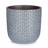 Topf Relief Blau – Ø13,5cm