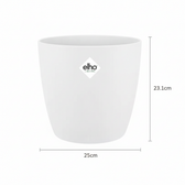 Elho Brussels Weiß – Ø25cm